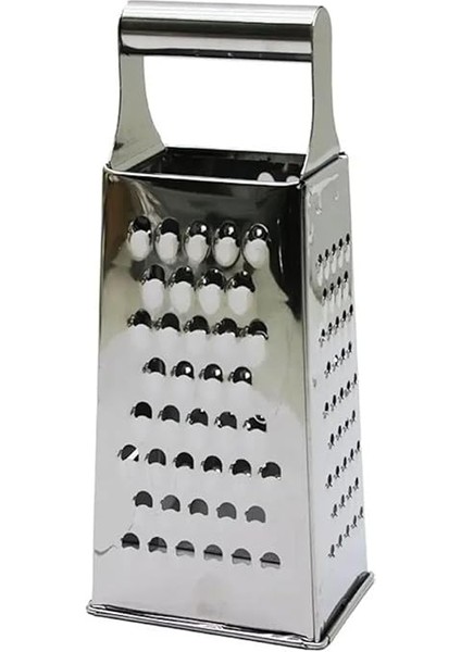 Metal Rende, Paslanmaz Çelik, Çok Amaçlı ve Dayanıklı Tasarım, Sebze, Peynir ve Meyve Rendesi, Ergonomik Saplı, Kolay Temizlenebilir, Mutfak Için Pratik ve Şık fırsatları