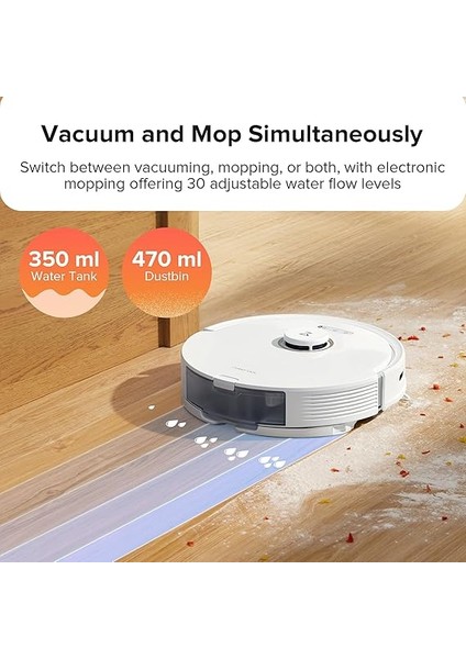 Q8 Max Beyaz Akıllı Robot Süpürge indirimleri