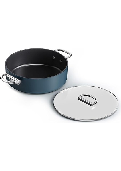 Joseph Space 28 Santimetre Kapaklı Sığ Tencere