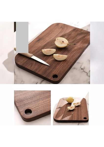 Akasya Kesme Tahtası Antibakteriel Yıkanabilir Doğrama Tahtası Dikdörtgen | Antibakteriyel ve Yıkanabilir Akasya Kesme Tahtası, Hijyenik ve Dayanıklı Doğrama Işleriniz Için Ideal (35*22*1.6cm)