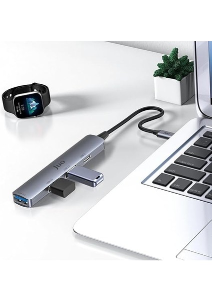 Type-C 4 Portlu USB 3.0 / USB 2.0 Çoklayıcı Dönüştürücü Hub indirimleri
