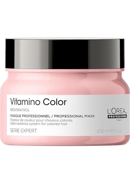 Professionnel Paris Serie Expert Vitamino Color Boyalı Saçlar Için Renk Koruyucu Maske 250ML