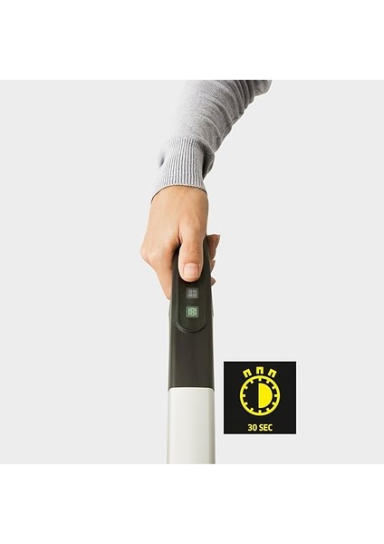 Sc 2 Upright Buharlı Temizleyici, Isınma Süresi: 30 S, Yüzey Gücü: Yakl. 50 M², Tank: 0,4 L, Isıtma Gücü: 1600 W, Zemin Başlığı Easyfix, Mikrofiber Zemin Bezi ve Kireç Çözücü Kartuş modelleri