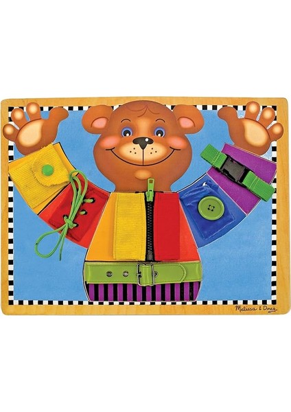 &amp; Doug - Ahşap Temel Beceri Geliştirme Tahtası (13784)