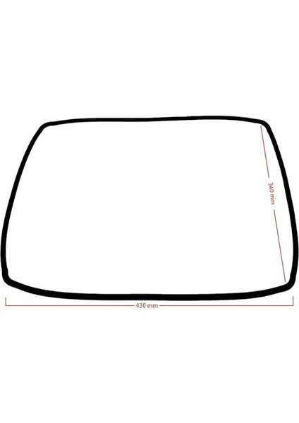 Termikel Için Fırın Kapak Contası 44X34 Cm, Franke ve Teka ile Uyumlu Fırın Kapak Contası fiyatları