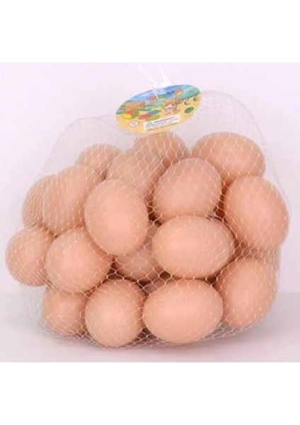 10 Adet Plastik Yumurta - Dekoratif Plastik Yumurta - Plastik Yumurta 10 Adet
