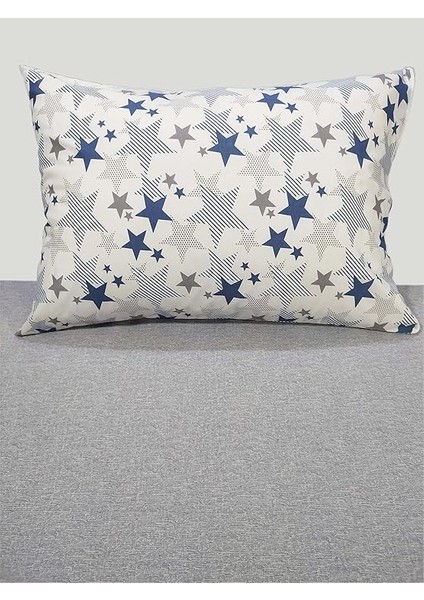 Ev Tekstil Ürünleri, Lacivert-Yildiz Tek Kişilik Lastikli Çarşaf ve Yastık Kılıfı, 100 x 200 fiyatları