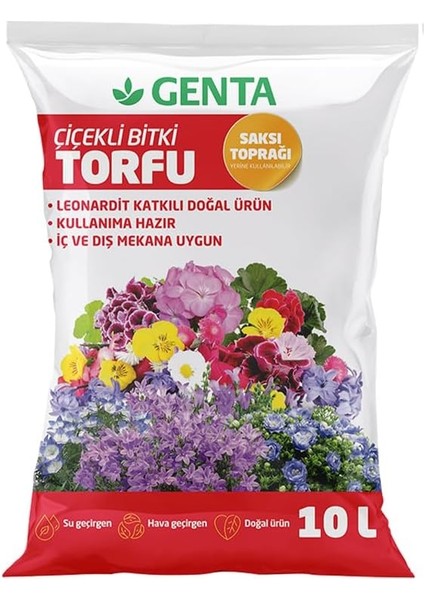 Çiçekli Bitkiler Için Saksı Toprağı 10 Lt