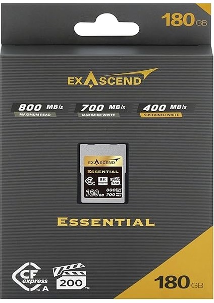 Essential 180GB Cfexpress Type A Hafıza Kartı fiyatları