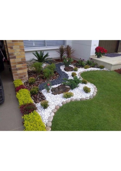 Taş 5 kg 2-4 cm Beyaz Dolomit Bahçe Taşı Çakıl Taşı Saksı Taşı Akvaryum Teraryum Taşı fırsatları