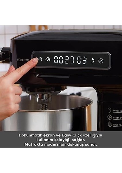 Pro Artisan Dijital Ekran Zaman Ayarlı Döküm Mutfak Şefi 1600W Black fırsatları