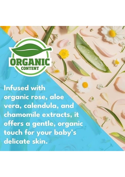 Baby Yüz &amp; Vücut Nemlendirici Jel | Organik, Doğal, Vegan &amp; Cruelty-Free | Ph 5.5, Dermatolojik Olarak Test Edilmiş, Zararlı Kimyasallar Içermez | Hafif ve Hassas Bebek Bakımı 200 ml fırsatları