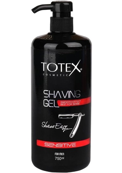 Tıraş Jeli | Nemlendirici ve Serinletici | Sakal ve Bikini Bölgesi Tıraşı Için | Unisex 750 ml (Sensitive)