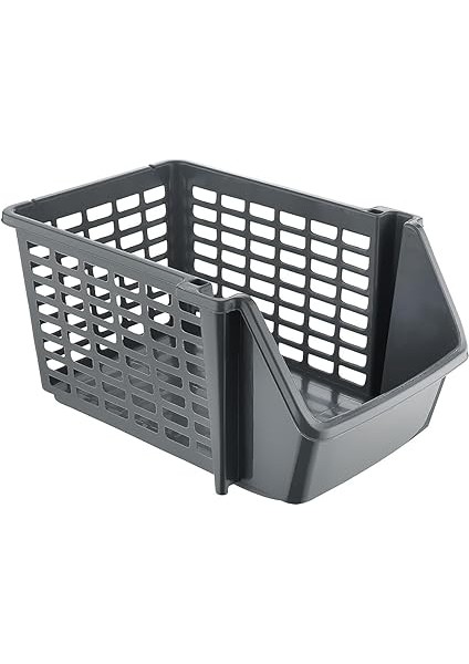 5 Adet Çok Amaçlı Katlı Geçmeli Organizer, Pratik Dolap Içi Lavabo Altı Evye-Tezgah Üstü Buzdolabı Mutfak Banyo Çamaşır Makinesi Ev Düzenleyici Plastik Sepet (5 Adet - Beyaz) indirimleri