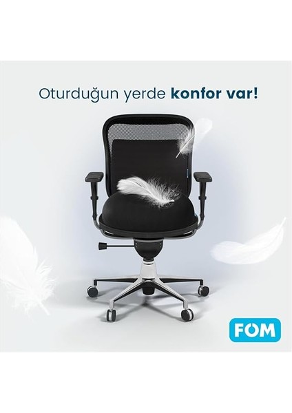 'uykumu Kaliteli Aldım' Full Ortopedik Visco Ofis - Araba - Sandalye Yastık Seti, Bel Destek ve Oturma Simidi Minderi Seti, Ortopedik, Yıkanabilir Kılıf, Visco Sünger, Konfor, Siyah fiyatları