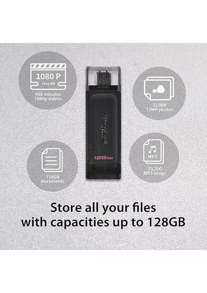 Datatraveler 70 USB Type-C 64GB Flash BELLEK-DT70/64GB indirimleri