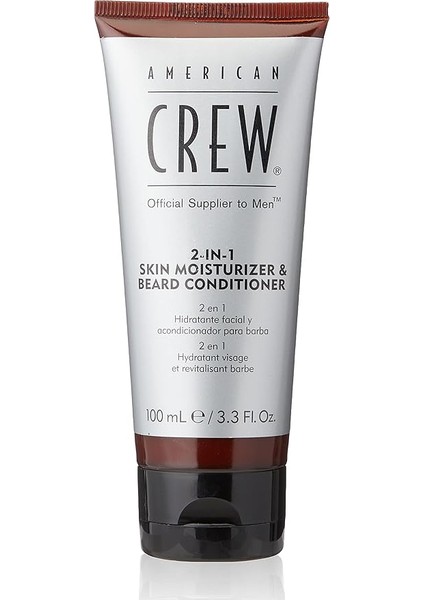 Crew 2in1 Skin Moisturizer &amp; Beard Conditioner Cilt Nemnlendirici ve Sakal Kremi 100ML
