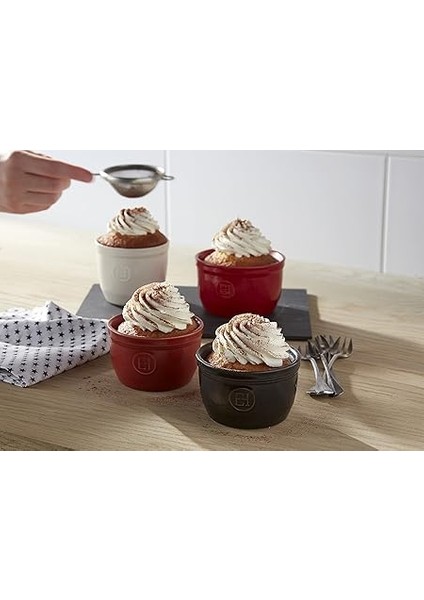 Henry Ramekin Fırın Kabı 2 Adet 9 cm Kırmızı/burgundy indirimleri