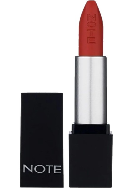 Mattever Lipstick 17 Dress Red Yarı Mat Saten Bitişli Ruj, Kızıl Kahverengi