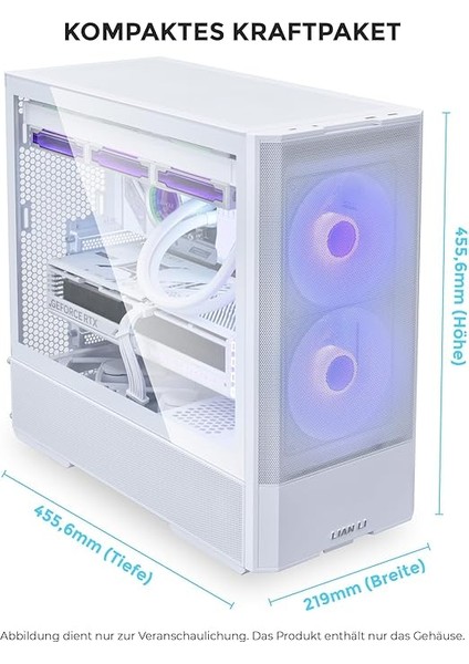 Li Lancool 207 4 Fanlı Beyaz Dolap fırsatları