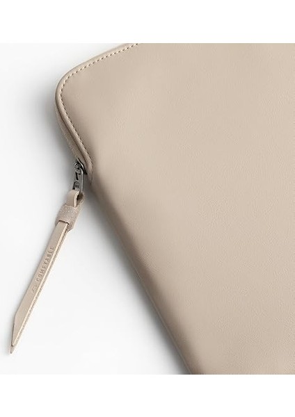 Ince Koruyucu Dizüstü Bilgisayar Kılıfı 13-13,3 Inç 13 Inç MacBook Pro ve MacBook Air ile Uyumlu, Pu Deri Çanta Su Geçirmez Kapak Dizüstü Bilgisayar Kılıfı Mac Için, Koyu Bej, Koyu Bej, For fırsatları