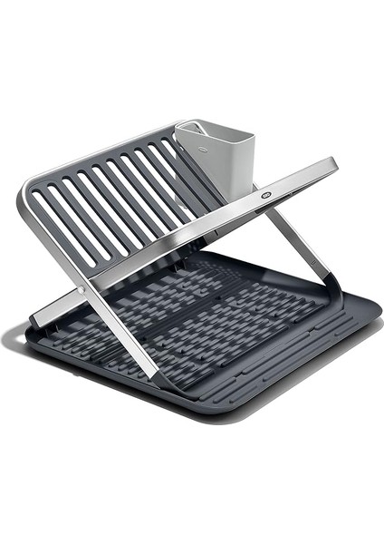 - Good Grips 13322800 Katlanabilir Alüminyum Tabak Standı