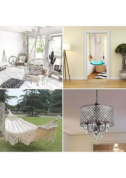 2'li Salıncak Hamak Box Torbası Tavan Asma Aparatı Salıncağı Çelik Dübel + Karabina Kanca Takımı fırsatları