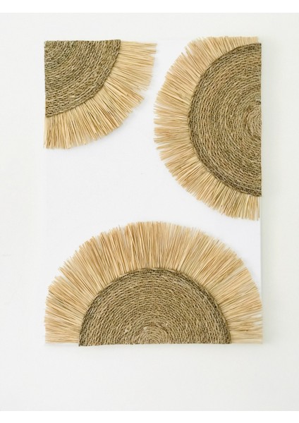 Pinterest Tarzı Bohem Hasır Tablo modelleri