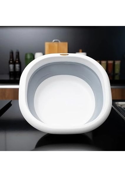 3'lü Katlanır Badya Set, Katlanabilir Akordiyon Leğen Seti, Yer Kaplamayan Çok Amaçlı Plastik Sepet, 3 Parça Saklama Kutusu indirimleri