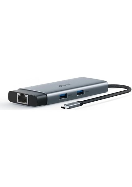 UH6120C, 1 Hdmı, 1 100W Hızlı Şarj Portu, 1 Usb-C, 2 Usb-A 3.0 Port ve Type C Den Gigabit Ethernet Dönüştürücü fırsatları