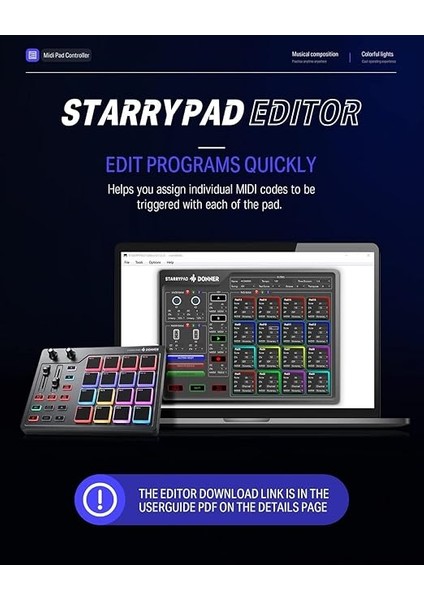 Starrypad Mıdı Controller indirimleri