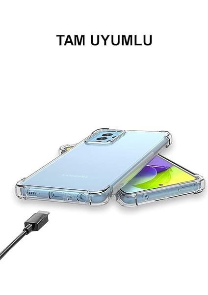 Samsung Galaxy A23 Uyumlu Köşe Korumalı Antişok Kapak Duck Tasarımlı Şeffaf Kılıf modelleri