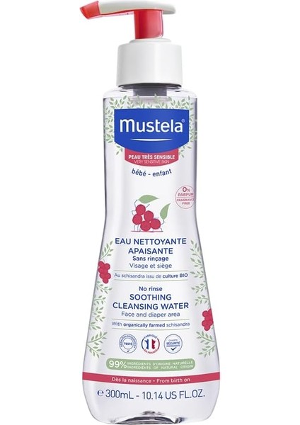 Çok Hassas Ciltler Için Durulama Gerektirmeyen Temizleme Sıvısı 300 ml