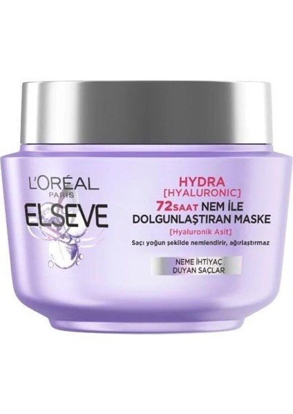 Parıs Elseve Hydra Hyaluronic 72 Saat Nem ile Dolgunlaştıran Maske 300 ml