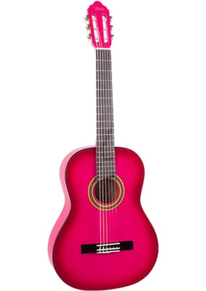 Klasik Gitar 1/4 Pembe 5-7 Yaş Grubu Için