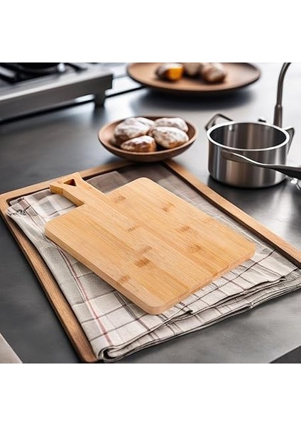 Bambu Kesme Tahtası Antibakteriel Yıkanabilir Doğrama Tahtası Dikdörtgen (33CM*21,5CM) modelleri