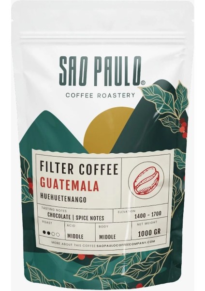 Sao Paulo Guatemala Fılter Coffee 1000 Gram