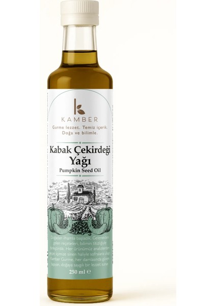 Kabak Çekirdeği Yağı 250 ml - Soğuk Sıkım - Özel Üretim