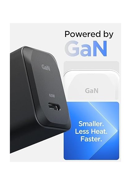 65W Usb-C Hızlı Şarj Aleti + 2 Metre Örgü Kablo Samsung Pps 2.0 / Isı Düşürücü Gan Destekli Akım Korumalı Güç Adaptörü Super Hızlı Şarj iPhone &amp; Android &amp; iPad &amp; MacBook Type-C White - ACH05476 fırsatları