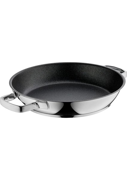 Permadur Advance Servis ve Kızartma Tavası, 28 Cm, Indüksiyon, Paslanmaz Çelik Tava, Cromargan Paslanmaz Çelik Kaplamalı, Fırına Dayanıklı