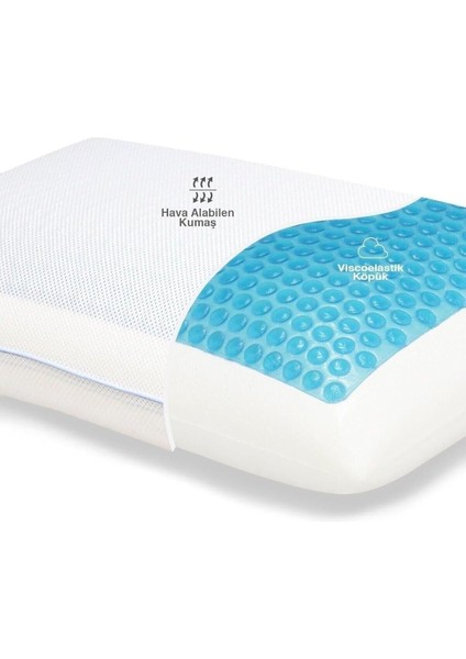 Serinleten Ortopedik Tombul Jawes Jelli Visco Yastık