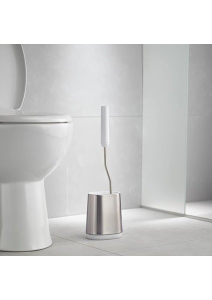 Joseph Flex Lite - Ince Saplı Silikon Tuvalet Fırçası, Esnek, Damlatmaz, Tıkanmaz Başlık, Paslanmaz Çelik fiyatları