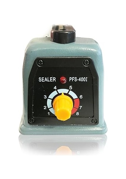 PFS-400I Metal Gövde Poşet Ağzı Kapama Yapıştırma Kapatma Makinesi, Siyah fırsatları