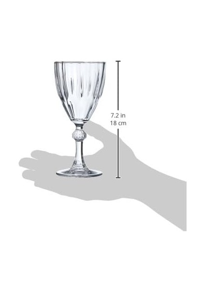 6 Li Diamond Şarap Kadehi modelleri