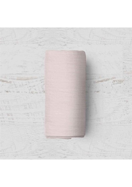 %100 Pamuk Pembe 160X200 Çift Kişilik Lastikli Çarşaf Takımı