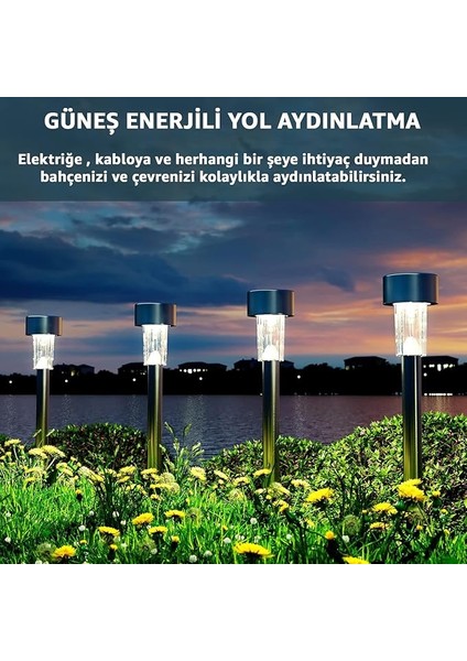 Solar Bahçe Lambası 10’lu Set Direk Aydınlatma – Güneş Enerjili LED Işık, Su Geçirmez, Dış Mekan Aydınlatması, Kolay Kurulum, Enerji Tasarruflu, Modern Tasarım fırsatları