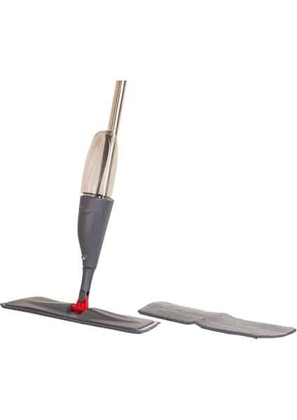 13279 Deterjan Hazneli 360 Derece Dönebilen Sprey Mop Yedek Bezli Temizlik Paspası - Antrasit fırsatları