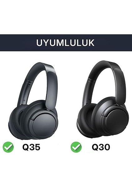 Anker Soundcore Life Için Q30 Q30BT ve Q35 ile Uyumlu Suni Deri Kulaklık Pedi Hafızalı Yüksek Kaliteli Materyal Kulaklık Süngeri fiyatları