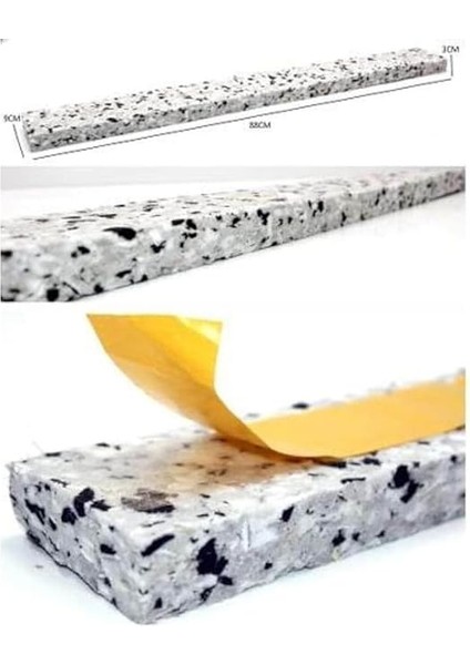 3 Adet Kapı Altı Izolasyon Süngeri Soğuk Kesici Toz Rüzgar Önleyici Isı Yalıtımı Sağlayan Sünger indirimleri