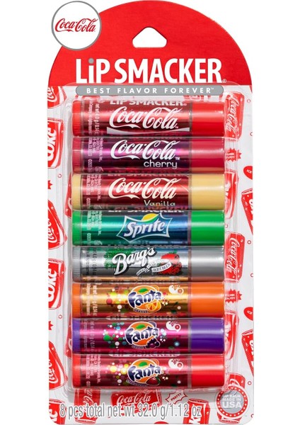 Smacker Coca-Cola Dudak Balsamı Parti Paketi 8 Adet